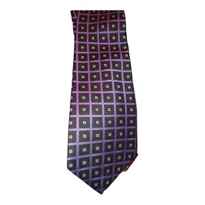 Polo by Ralph Lauren purple and black checked tie